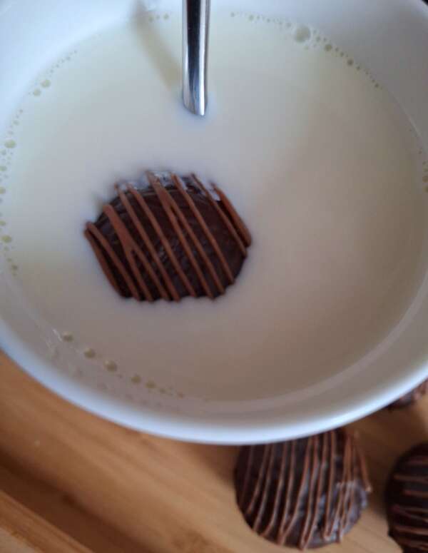 Trinkschokolade Praline mit Lebkuchengewürz – Bild 3